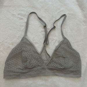 Madewell lace detail racerback bralette ~ size Small